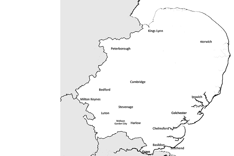 DCT Places in EoE Map