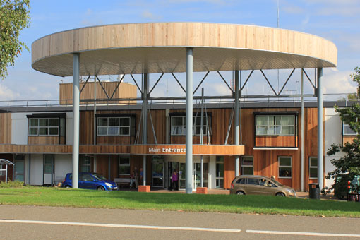 Hinchingbrooke Hospital main entrance