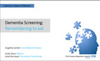 dementia screening