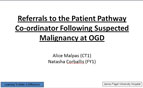 Referals to the patient pathway