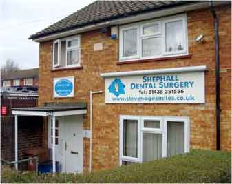 Front of Shephall Dental Surgery